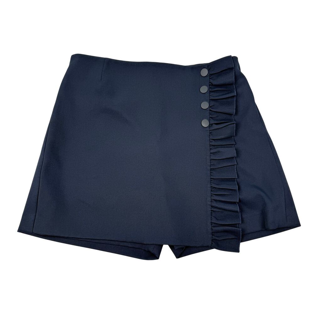 Tory Sport Ruffle Skort Navy Golf Athletic Sleek Technical Shorts Size L Sporty